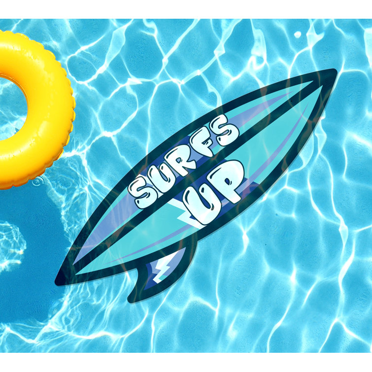 Slick Woody's Cornhole Co Surfs Up Orange Underwater Pool Mat Tattoo